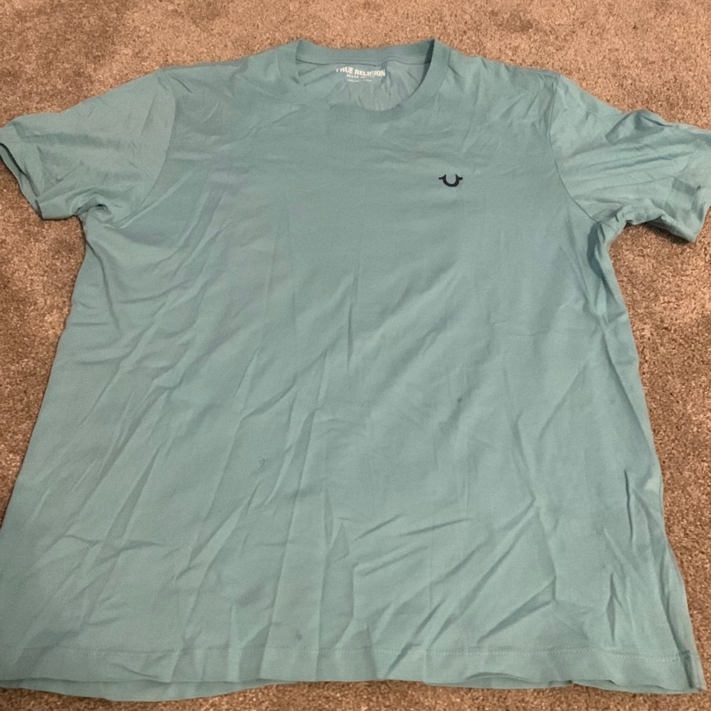 true religion blue t-shirt
